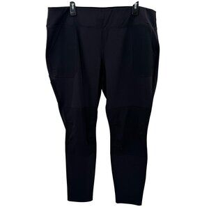 Carhartt Womens Black Fitted Pants XXL Durable Stretch With Pockets For Work